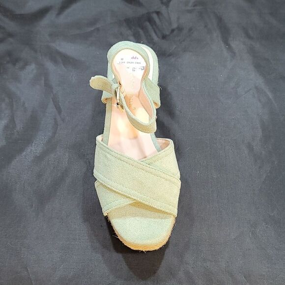 BRAND NEW NATURE BREEZE ESPADRILLE OPEN TOE WEDGE SANDAL - Picture 13 of 15